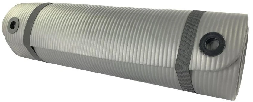Килимок для йоги та фітнесу Stein NBR Silver 183х61х1 см (DB9735)