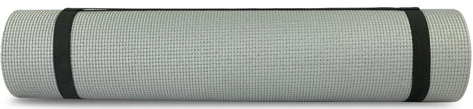 Килимок для йоги та фітнесу Stein PVC Silver 183x61x0.6 см (DB9739-0.6)