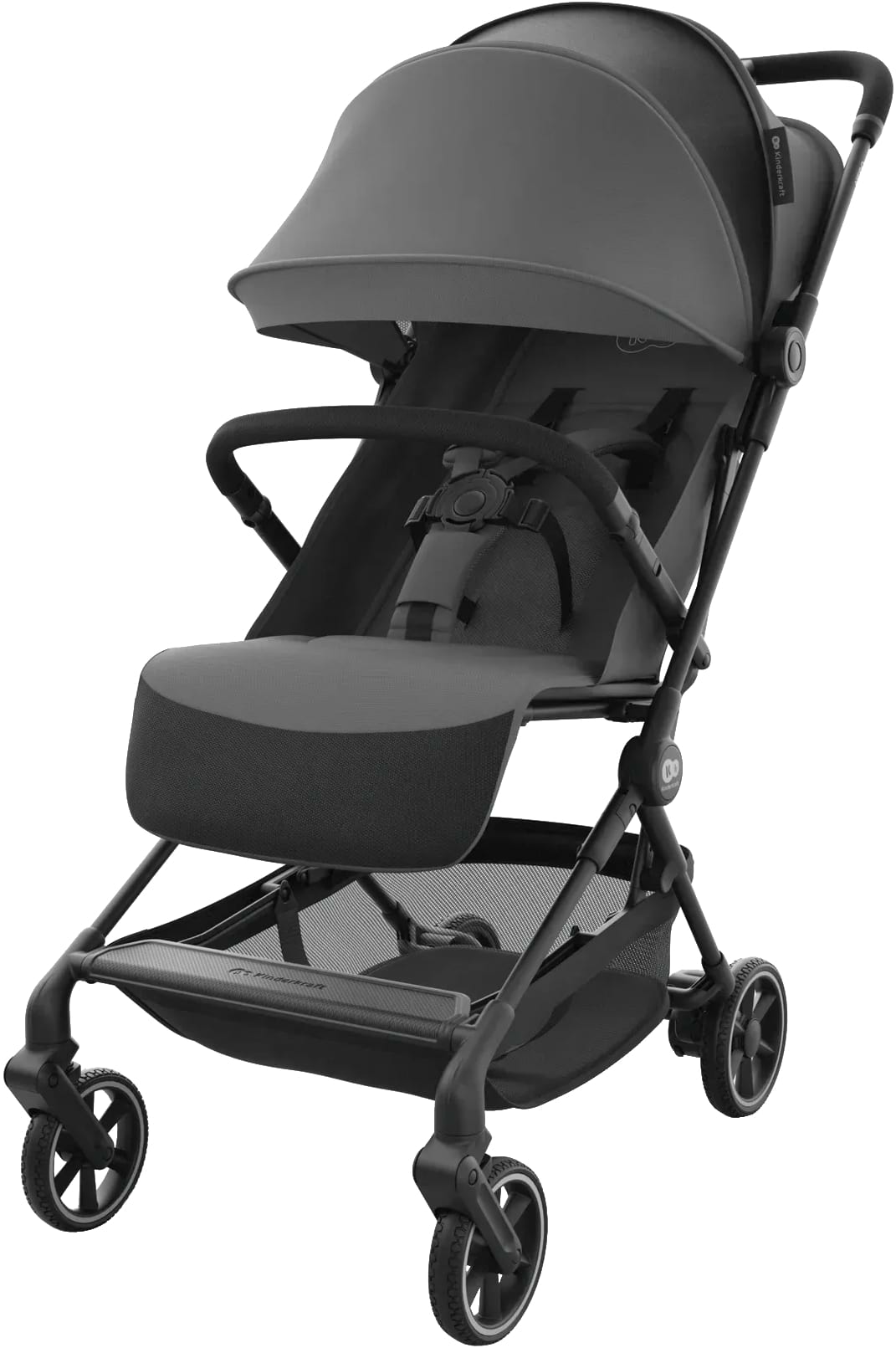 Коляска прогулочная Kinderkraft Nebo Platinum Grey (KSNEBO00GRY0000)