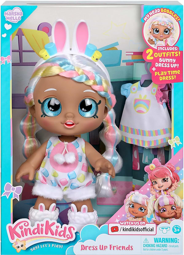 Фото - Лялька Kindi Kids Марша Мелло - Зайченя "DRESS UP FRIENDS" (50064)