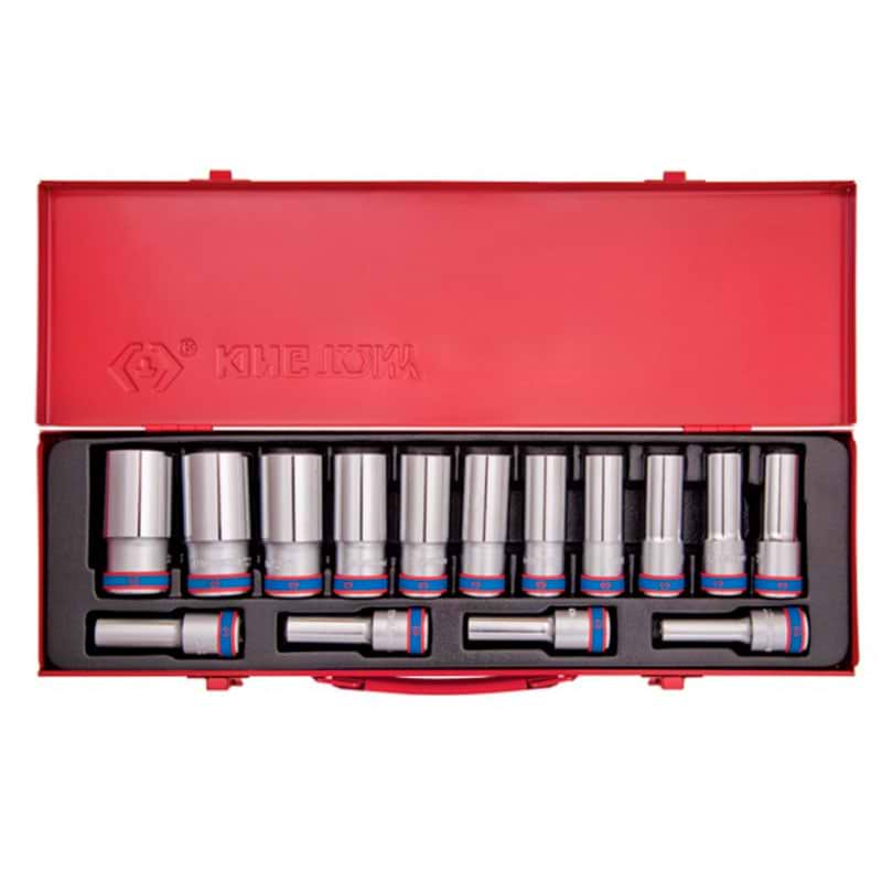 Набор торцевых головок KING TONY 1/2'' 15 шт. (4315MR)