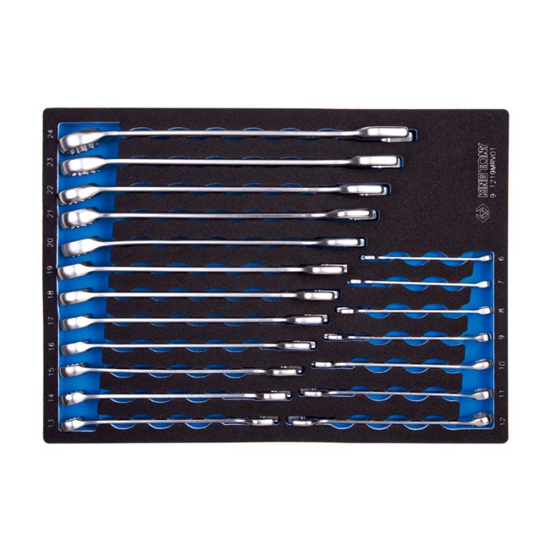 Набор комбинированных ключей KING TONY 19 шт. (9-1219MRV01)