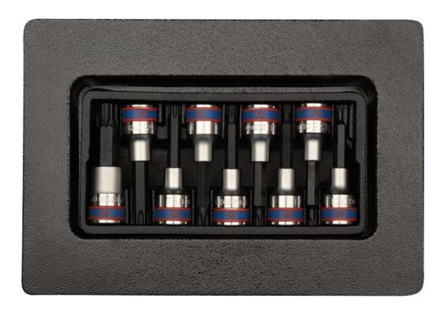 Набір торцевих голівок KING TONY 1/2'' Т20-Т60 (9-4119PR)