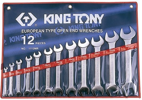 Ключ ріжковий KING TONY 12 шт. (1112MR)