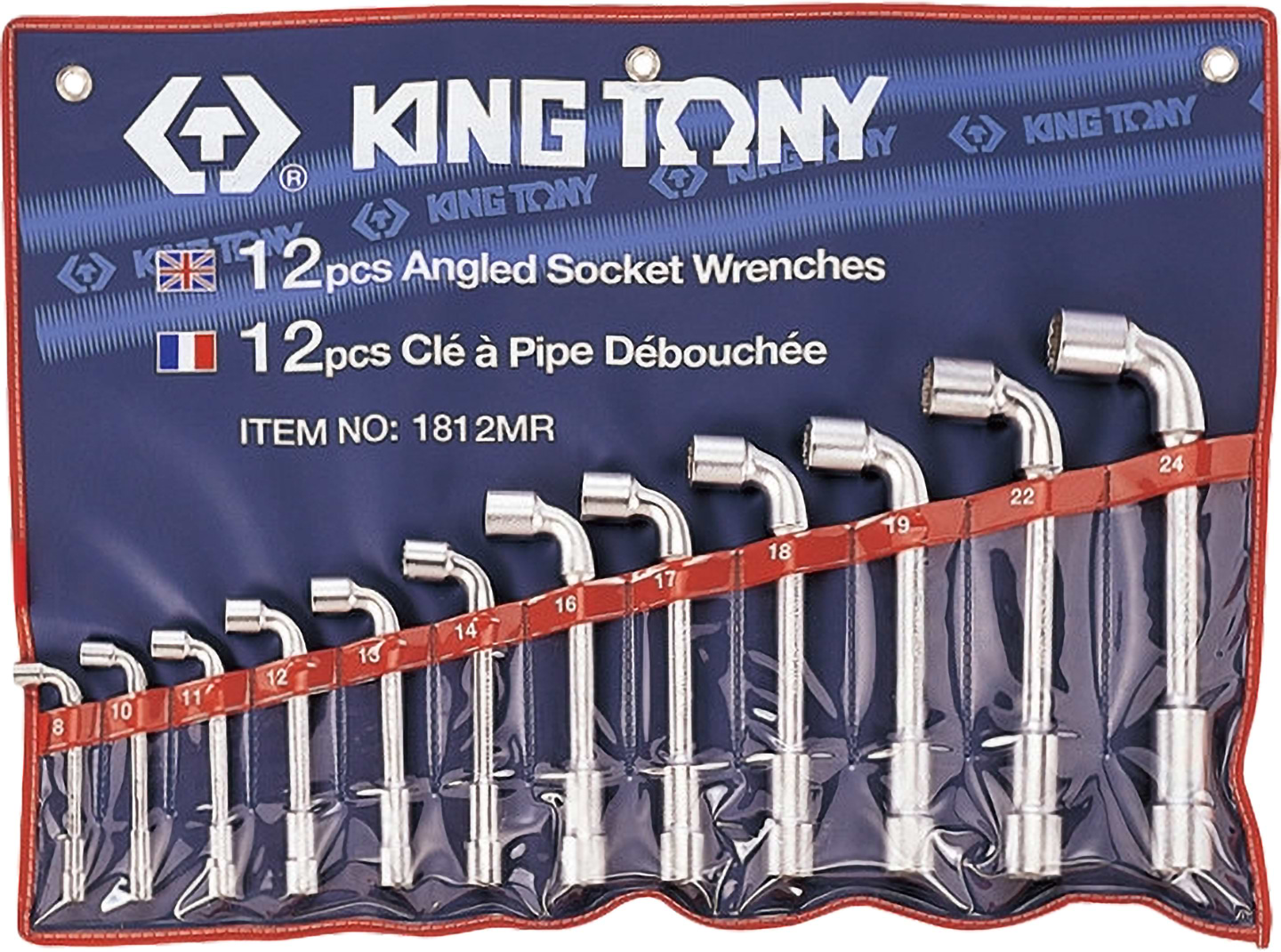 Набір ключів KING TONY 12 шт. 8-24 мм (1812MR)