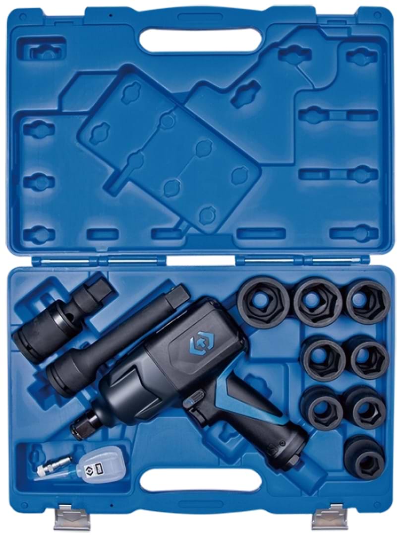 Гайковерт пневматический KING TONY 3/4" с набором головок (64801AMP)