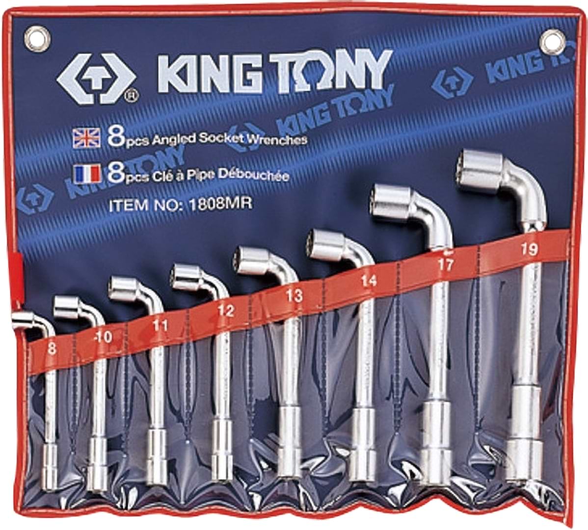 Набір ключів KING TONY 8 шт. 8-19 мм (1808MR)