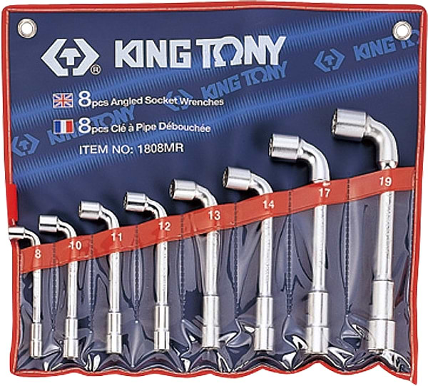 Фото - Набор ключей KING TONY 8 шт. 8-19 мм (1808MR)