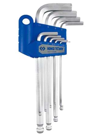 Фото - Набір шестигранних ключів KING TONY 9 шт. (20110MR)
