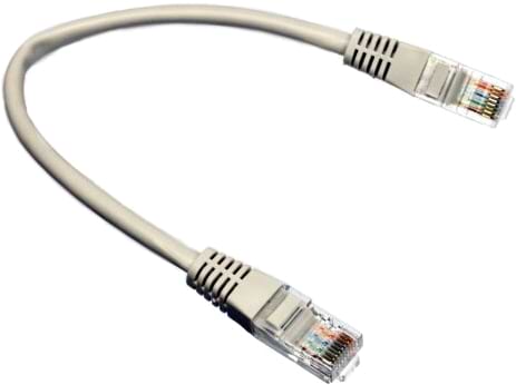Кабель патч-корд Kingda UTP Cat.5e 0.25 m CU100% Gray (PAUT3025)