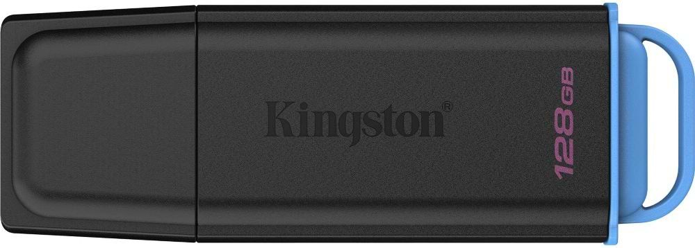 Флеш USB Kingston 128GB USB 3.2 Gen 1 Black/Blue (DTXG2/128GB)