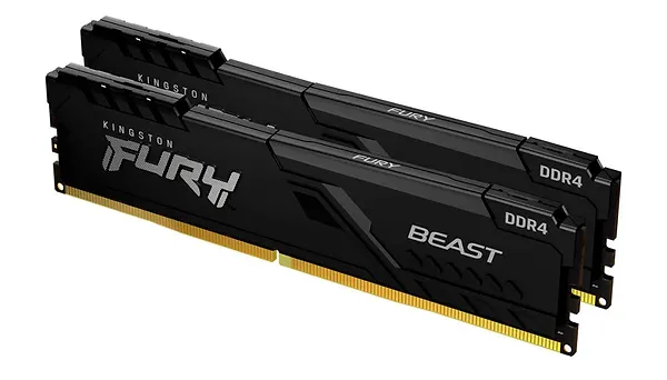 Фото - Память DDR Kingston 16Gb DDR4 3200MHz Fury Beast 2x8 (KF432C16BBK2/16)