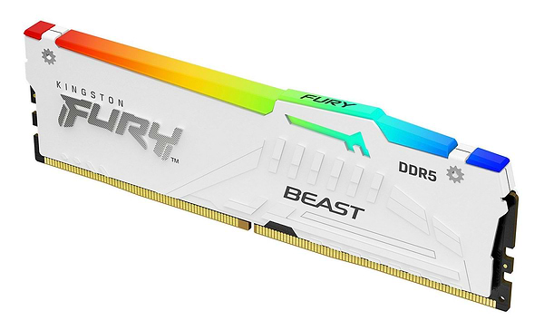 Фото - Память DDR Kingston Fury Beast WhiteDDR5 32GB/5600 (KF556C40BWA-32)