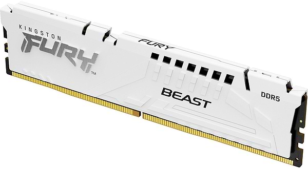 Фото - Память DDR Kingston Fury 16 GB DDR5 5200 MHz Beast White (KF552C40BW-16)