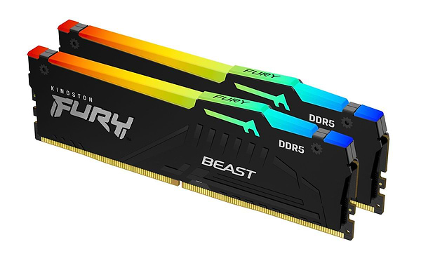 Фото - Память DDR Kingston DDR5 32GB 5200 MHz Fury Beast RGB (KF552C36BBEAK2-32) Фото - Память DDR Kingston DDR5 32GB 5200 MHz Fury Beast RGB (KF552C36BBEAK2-32)