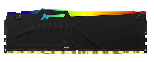 Фото - Память DDR Kingston DDR5 32GB 5200 MHz Fury Beast RGB (KF552C36BBEAK2-32)