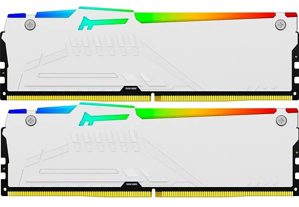 Фото - Память DDR Kingston Fury 32GB 2x16GB DDR5 5600MHz Beast RGB EXPO White (KF556C36BWEAK2-32)