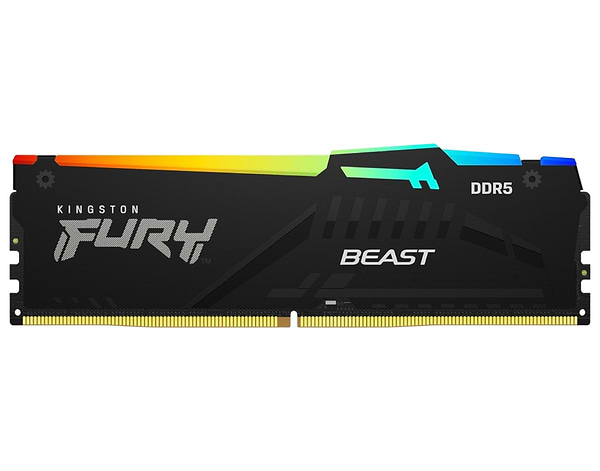 Фото - Память DDR Kingston 32GB DDR5 CL34 DIMM FURY Beast RGB XMP (KF568C34BBAK2-32)