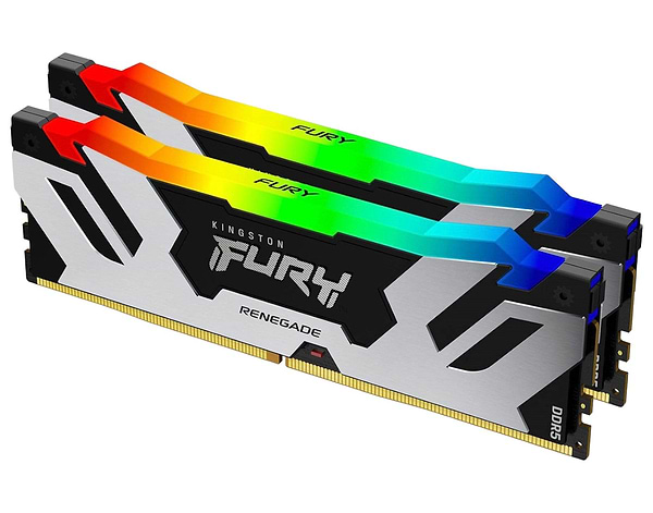 Фото - Память DDR Kingston 32GB DDR5 CL38 DIMM FURY Renegade RGB XMP (KF576C38RSAK2-32)