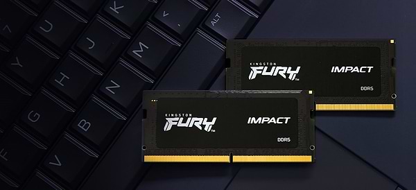 Фото - Память DDR Kingston SODIMM 2x32GB/5600 DDR5 Fury Impact (KF556S40IBK2-64)