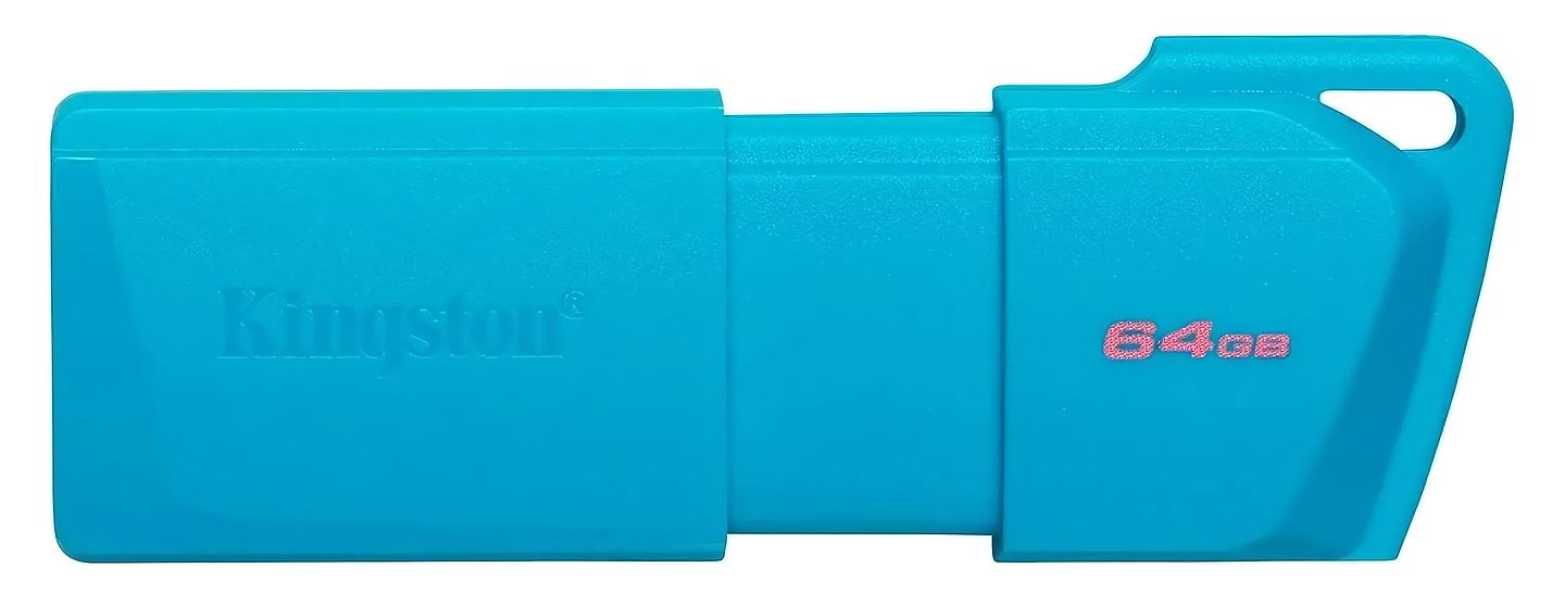 Флеш USB Kingston USB3.2 64GB DataTraveler Exodia M Aqua Blue (KC-U2L64-7LB)