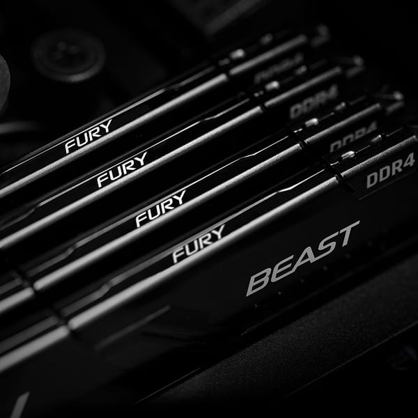 Фото - Память DDR Kingston 16Gb DDR4 3200MHz Fury Beast 2x8 (KF432C16BBK2/16)