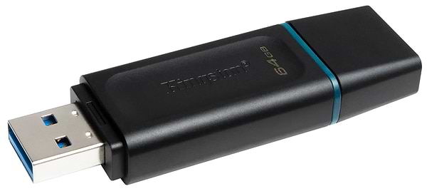 Фото - Флеш USB Kingston DataTraveler Exodia 64GB USB 3.2 Black-Teal (DTX/64GB)