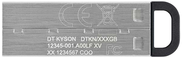 Фото - Флеш USB Kingston DataTraveler Kyson 32GB USB 3.2 Silver-Black (DTKN/32GB)