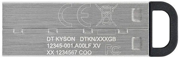 Фото - Флеш USB Kingston DataTraveler Kyson 256GB USB 3.2 Silver-Black (DTKN/256GB)