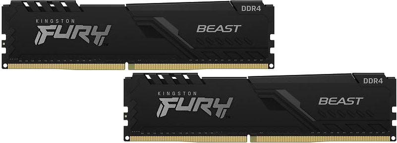 Память DDR Kingston DDR4 2x32GB/2666 Fury Beast Black (KF426C16BBK2/64)