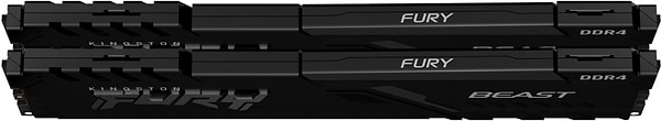 Фото - Память DDR Kingston DDR4 32Gb 3600MHz Fury Beast 2x16 (KF436C18BBK2/32)