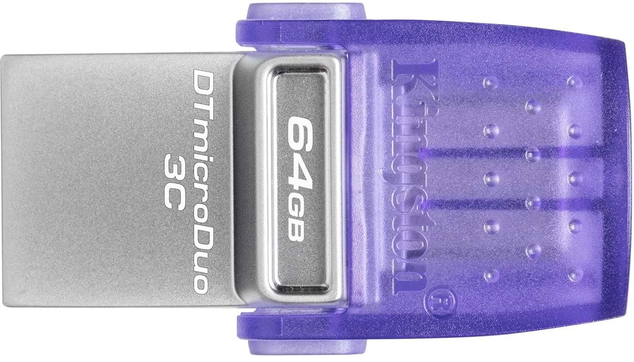 Флеш USB Kingston DT Duo 3C 64GB USB-A + USB-C (DTDUO3CG3/64GB) - Фото 1