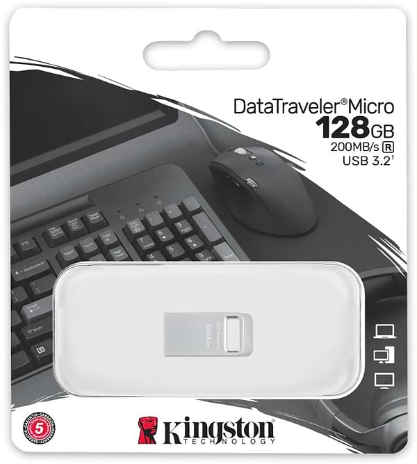 Фото - Флеш USB Kingston DTMC3 G2 128GB Metal USB 3.2 (DTMC3G2/128GB)