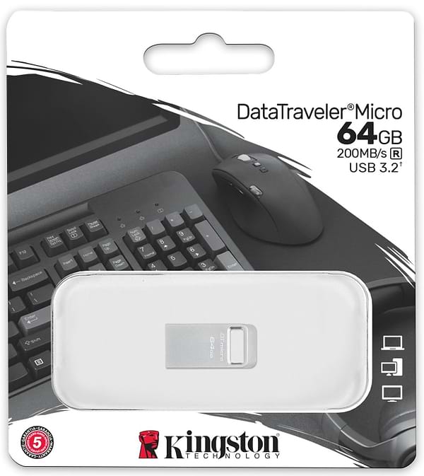 Фото - Флеш USB Kingston DTMC3 G2 64GB Metal USB 3.2 (DTMC3G2/64GB)