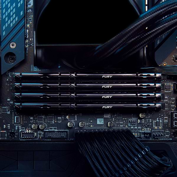 Фото - Память DDR Kingston 32GB 6000MT/s DDR5 CL36 DIMM FURY Beast Black (KF560C36BBE2-32)