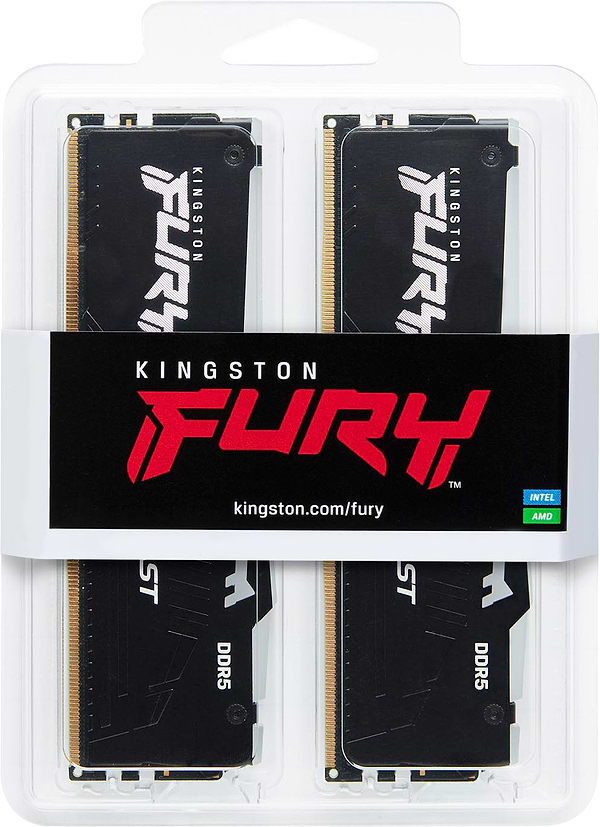Фото - Память DDR Kingston Fury Beast RGB 2x8GB/5600 DDR5 (KF556C36BBEAK2-16)