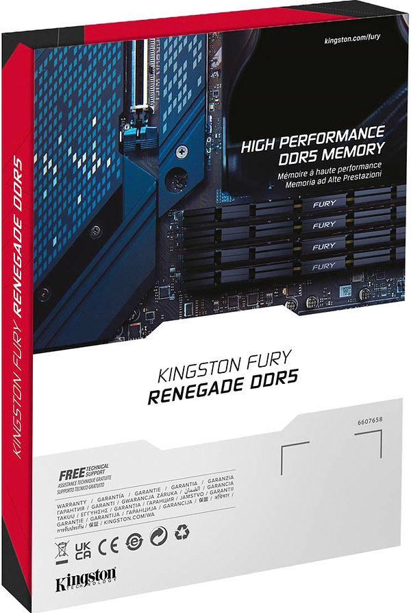 Фото - Память DDR Kingston Fury Renegade Silver 2x16GB/6800 DDR5 (KF568C36RSK2-32)