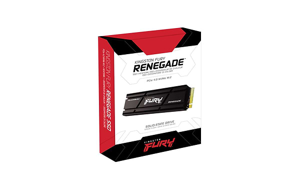Фото - SSD-накопичувач внутрішній Kingston M.2 1TB PCIe 4.0 Fury Renegade+радіатор (SFYRSK/1000G)