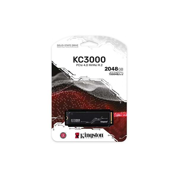Фото - SSD-накопичувач внутрішній Kingston KC3000 2048GB M.2 2280 PCIe 4.0 x4 NVMe 3D TLC (SKC3000D/2048G)