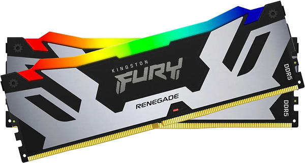 Фото - Память DDR Kingston Renegade Silver/Black RGB 2x16GB/8000 DDR5 (KF580C38RSAK2-32)