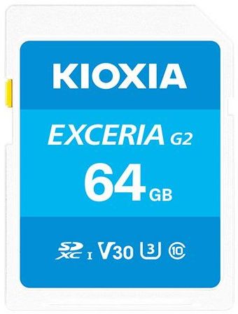 Карта пам'яті Kioxia EXCERIA G2 SDXC 64GB U3 V30 (LNEX2L064GG4)