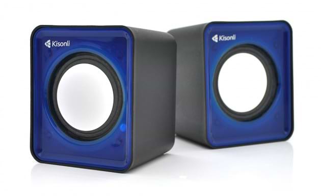 Комп'ютерна акустика звичайна 2.0 Kisonli V310Bl/23391 Blue - Фото 1