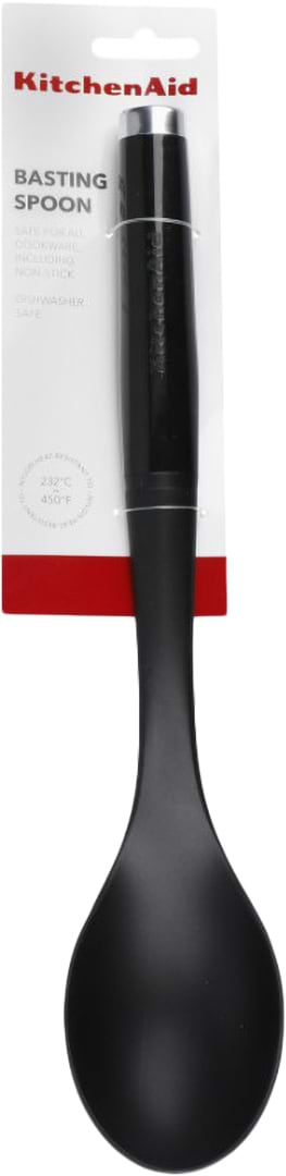 Фото - Ложка кухарська KitchenAid Classic 34 см чорний (KCG003OHOBE)