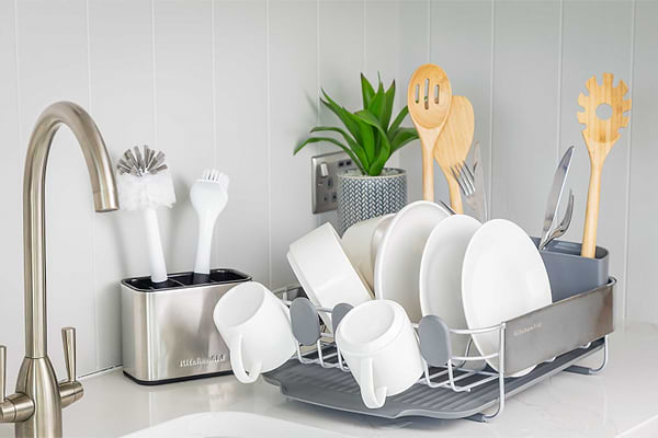 Фото - Сушка для посуды KitchenAid Sinkware, 41x33x17 см (KEG895BXCGA)