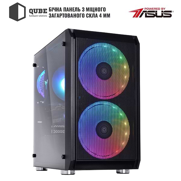 Фото - Системный блок QUBE QB i3 14100F RTX 3060 12GB NM 3242 (i314100FRTX306012GBNM3242)