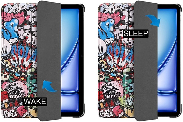 Фото - Чехол для планшета BeCover Smart Case for Apple iPad Air 11" M4 2026 Graffiti (715211)