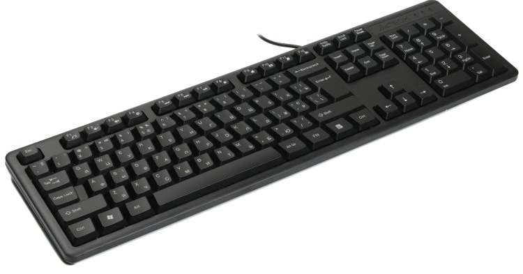 Фото - Клавіатура дротова A4tech KKS-3 USB Black
