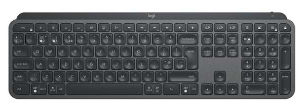 Фото - Клавиатура беспроводная Logitech MX Keys Advanced for Business Wireless Illuminated UA Graphite (920-010251)