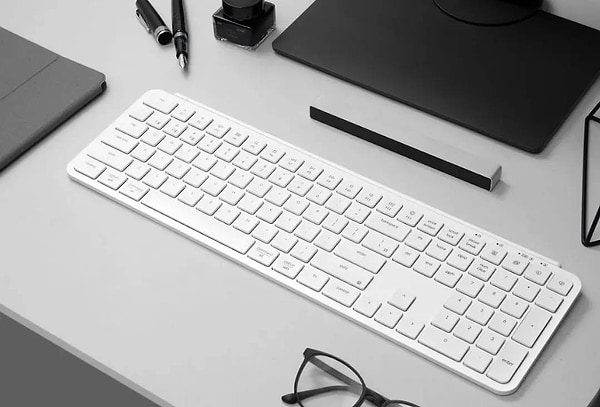 Фото - Клавіатура бездротова Keychron B6 Pro USB/WL/BT Ivory White (B6P-K8-UA)