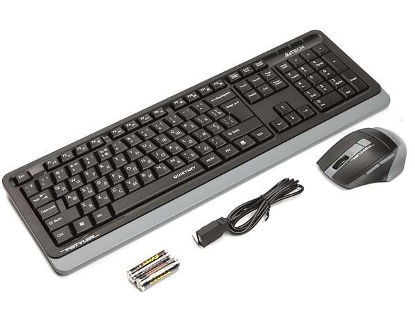 Фото - Клавиатура+мышь беспроводная A4tech Fstyler FGS1035Q Grey